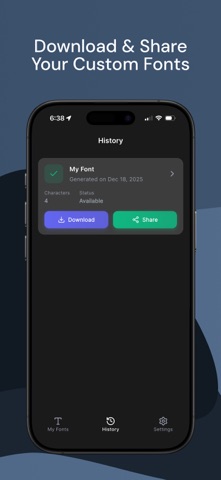 Handwriting Font Maker screenshot