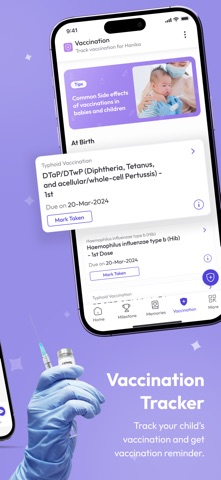 TheParentZ Baby Growth Tracker iPhone screenshot