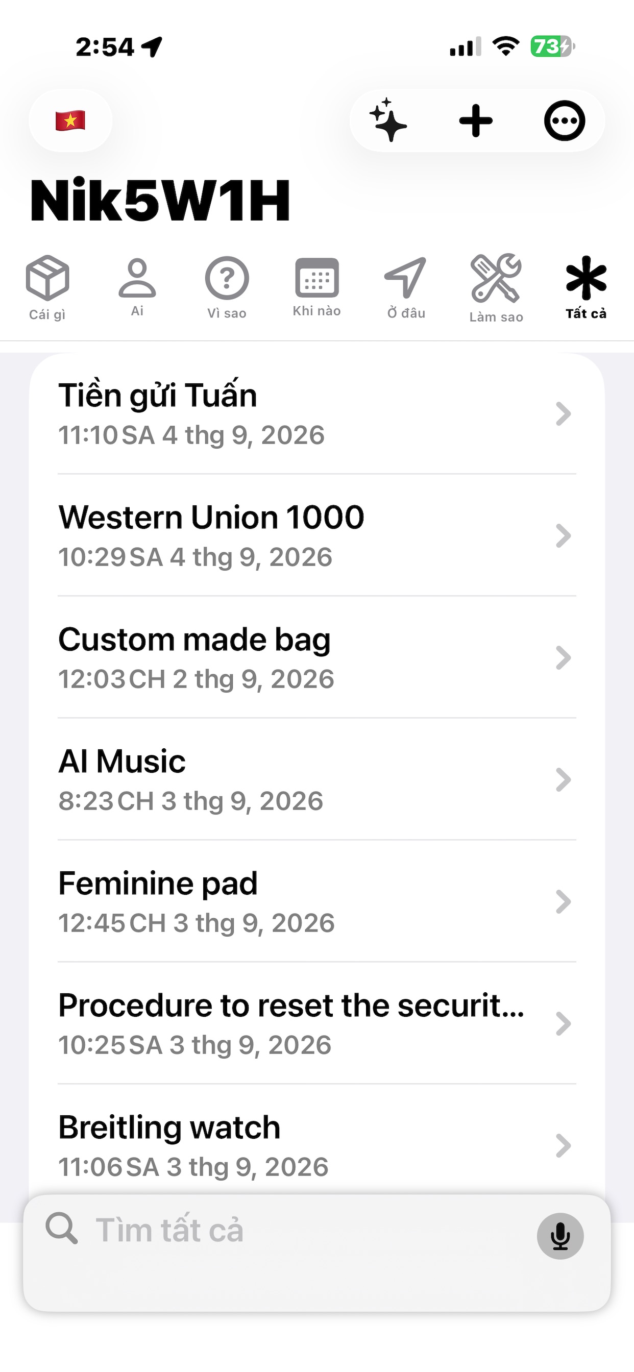 Screenshot 1 of Nik5W1H