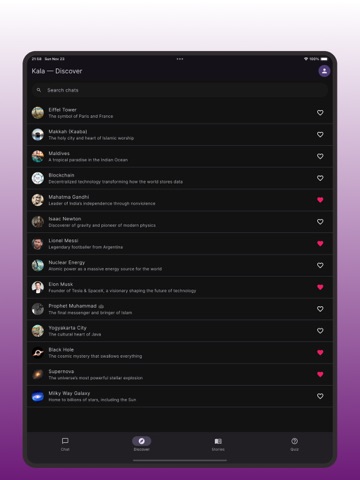 App screenshot