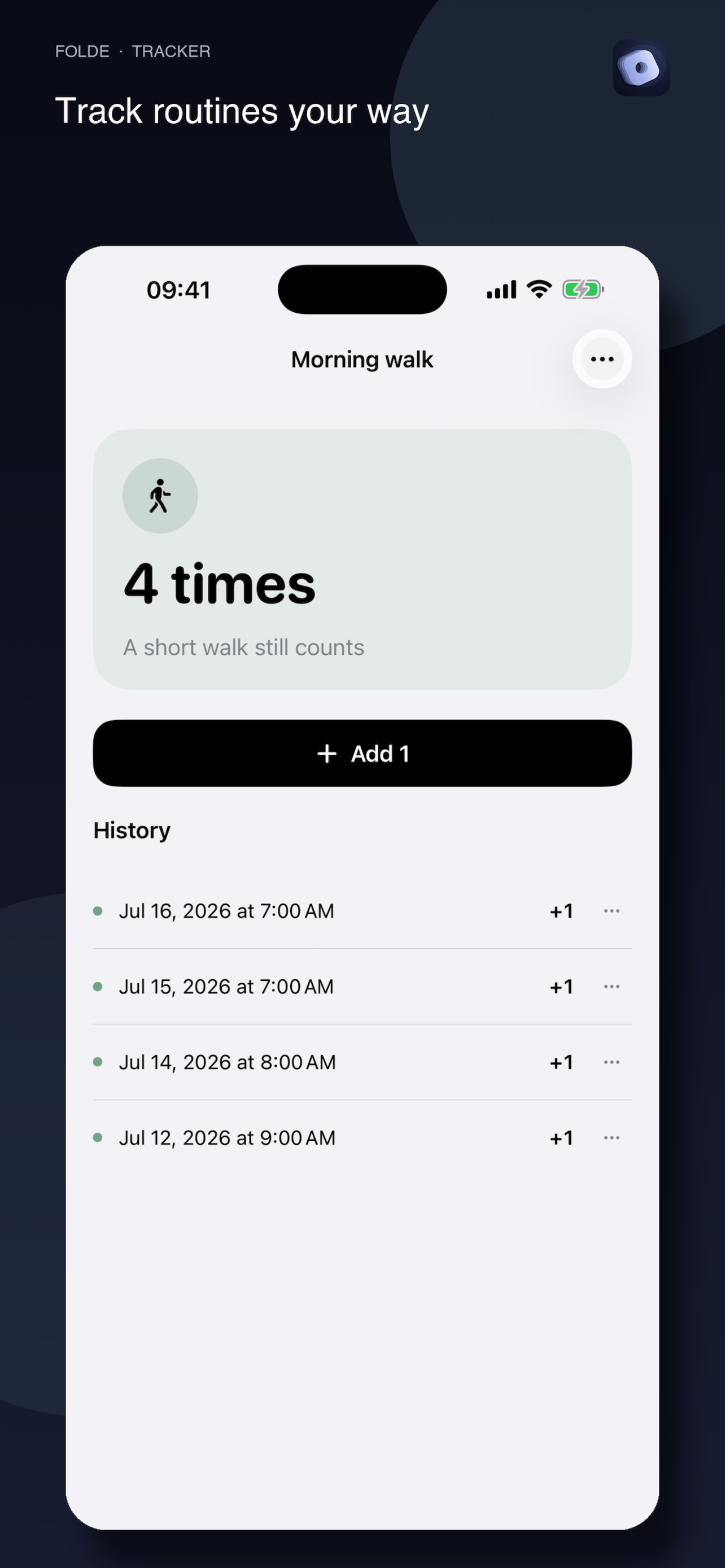 Folde: Journal & Tracker screenshot 4