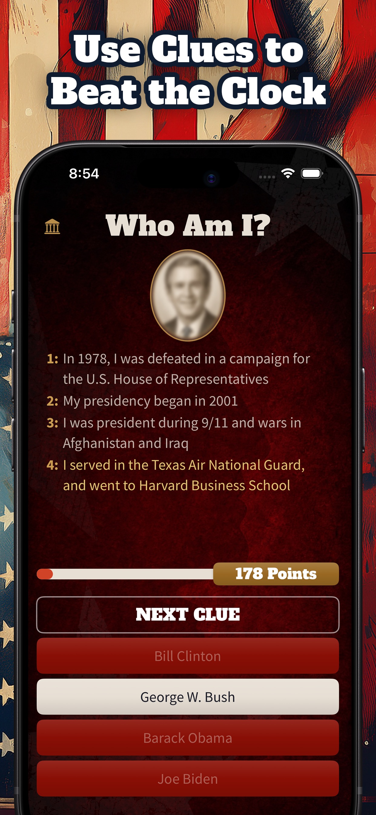 Screenshot 2 of US Presidents: Who Am I Quiz