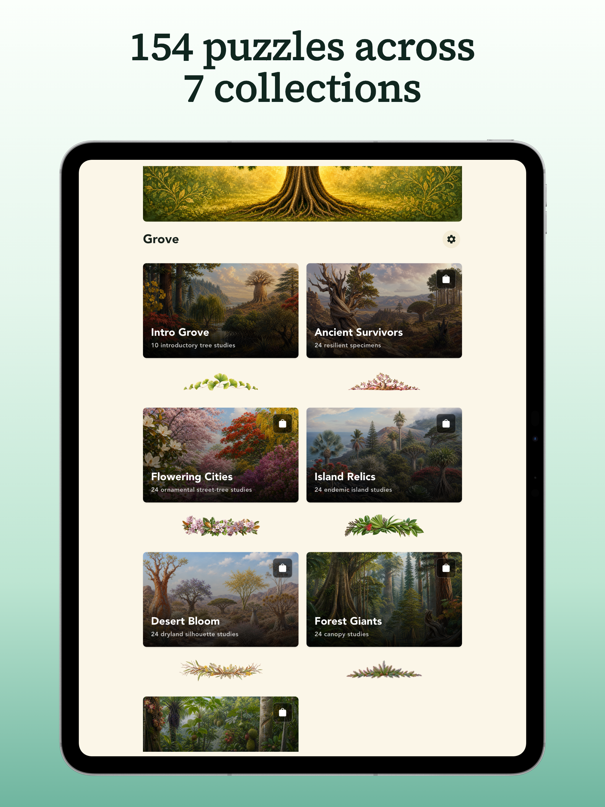 Grove: Botanical Art Puzzles screenshot 15