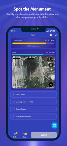 GeoWars - SpaceQuiz screenshot
