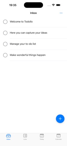 Todollo: To do list & Calendar iPhone screenshot