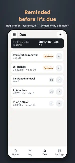 Kilomil - Car Cost & Fuel Log screenshot 4