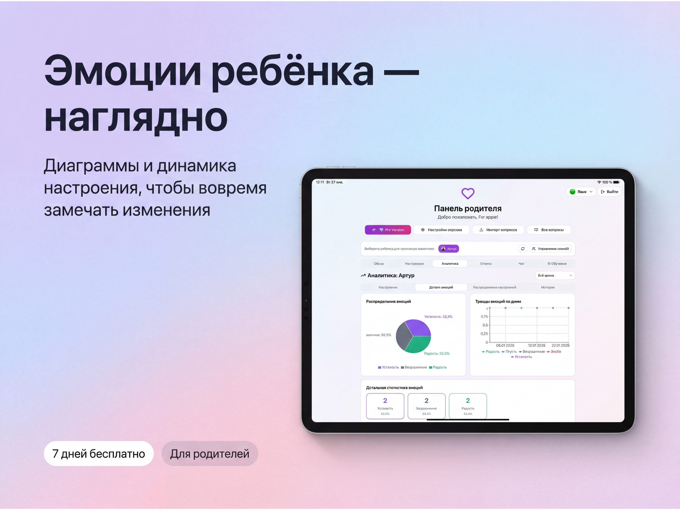 AI-Nalayin: Эмоции ребёнка