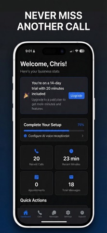 TawkBase - AI Receptionist Screenshot 2 of 6