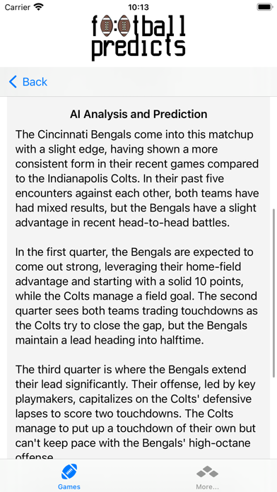 FootballPredicts: Tips & Picks iPhone screenshot 8 - Sports app