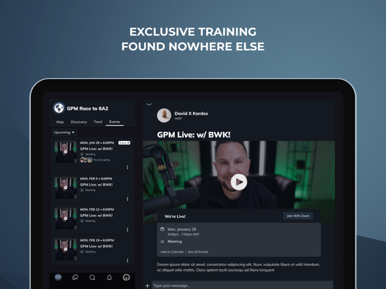 Global Prosperity Movement iPad screenshot 2 - Social Networking app