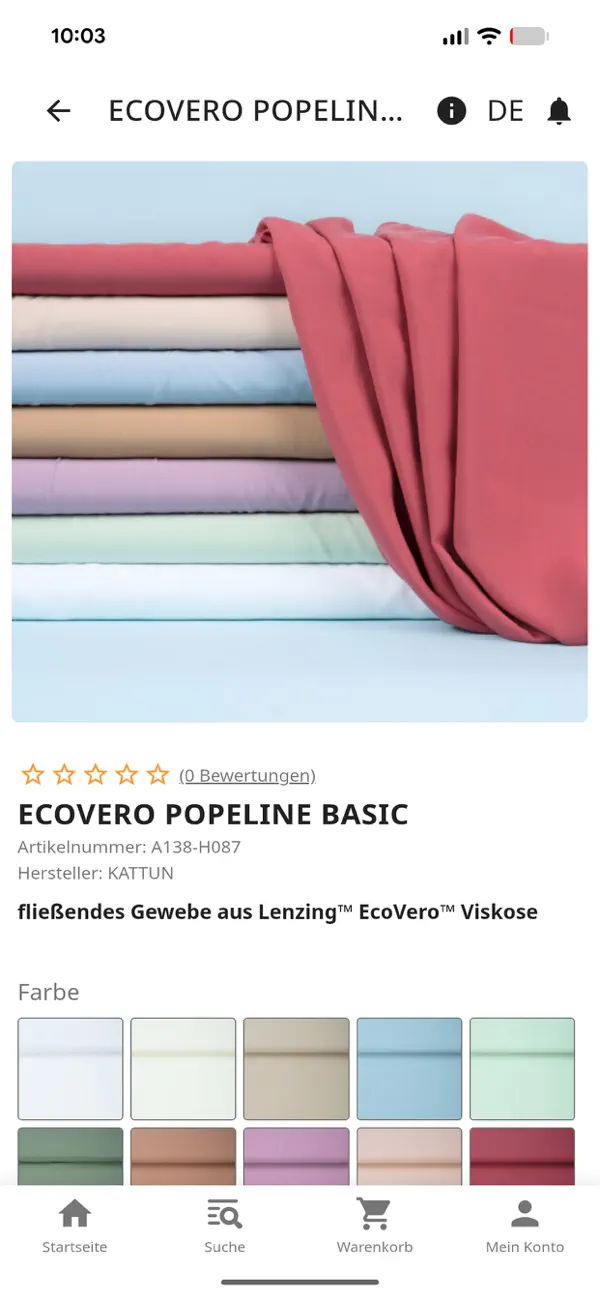 Screenshot #3 pour KATTUN-Stoffe.de Shopping