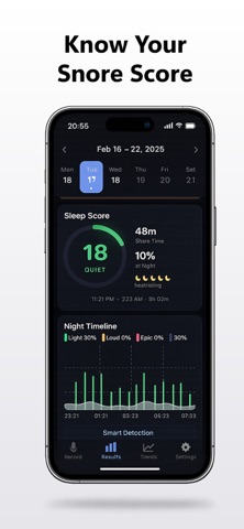 SnoreGuard iPhone screenshot