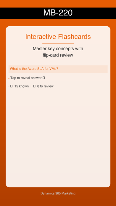 Screenshot #3 pour MB-220 D365 Marketing Prep