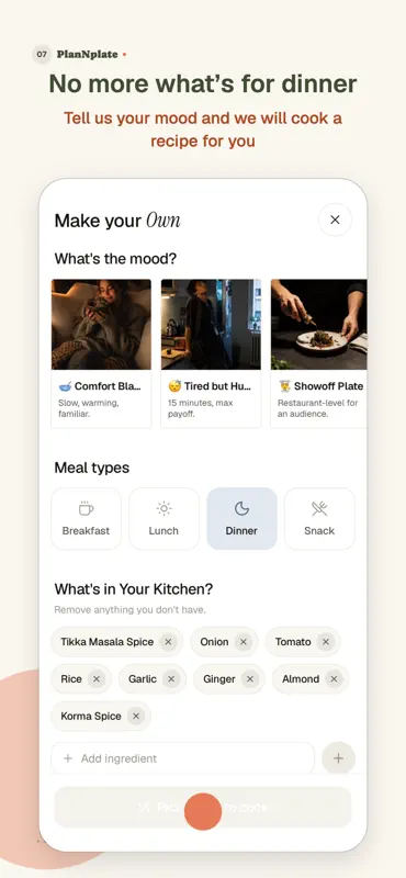 PlanNplate : Meal Planner screenshot 8 of 9