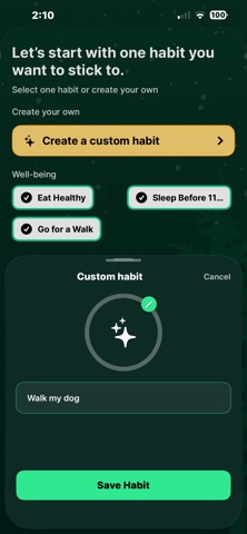 Comet - Habit Tracker Screenshot 3 of 4