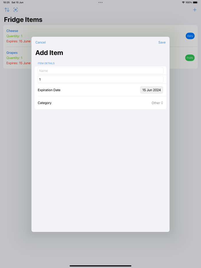 Fridge Buddy - Less Food Waste