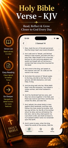 HolyBible Verse – KJV iPhone screenshot