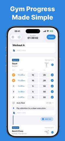 Gym Progress Tracker: Liftlog+ Screenshot 1 of 9