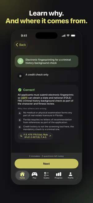 Brickly: Real Estate Exam Prep screenshot 3