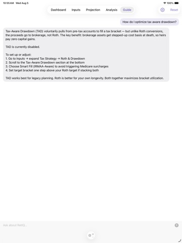 RetIQ iPad screenshot