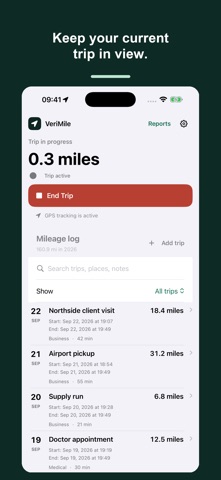 VeriMile: Mileage Tracker Screenshot 2 of 6