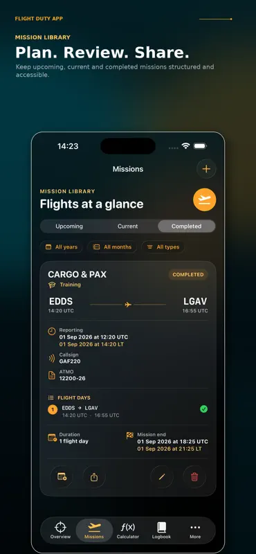 Flight Duty App screenshot 3 of 10