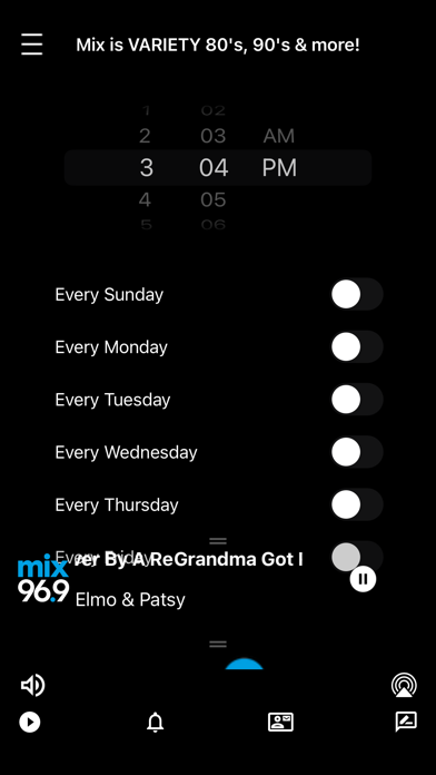 Mix 96.9 Huntsville. Screenshot