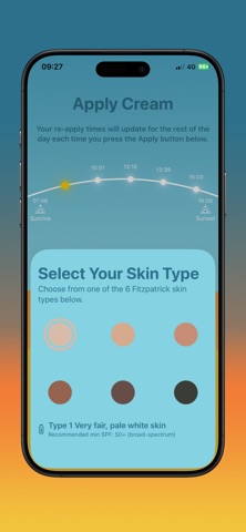 Sunscreen Buddy - Protect Skin iPhone screenshot