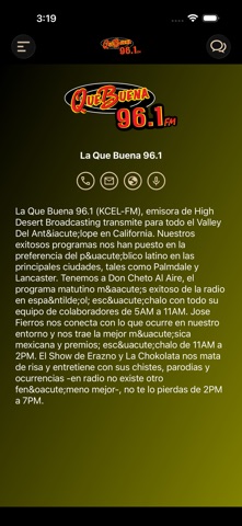 Screenshot 3 of La Que Buena 96.1 App