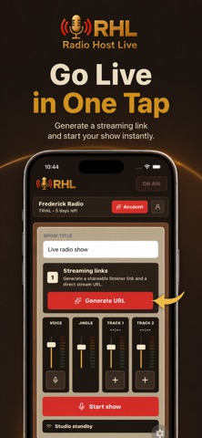 RadioHost Live Screenshot 1 of 5