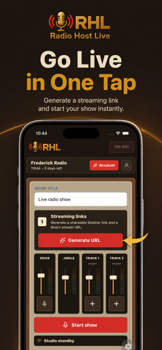 RadioHost Live Screenshot 1 of 5