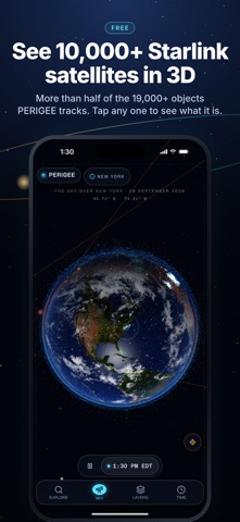 PERIGEE: Satellite Tracker Screenshot 3 of 6