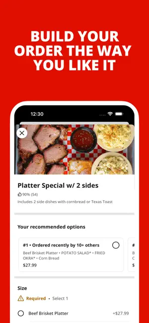 Abbey's Real Texas BBQ App screenshot 2
