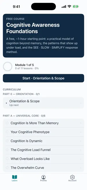 Cognitivecare Training screenshot 4