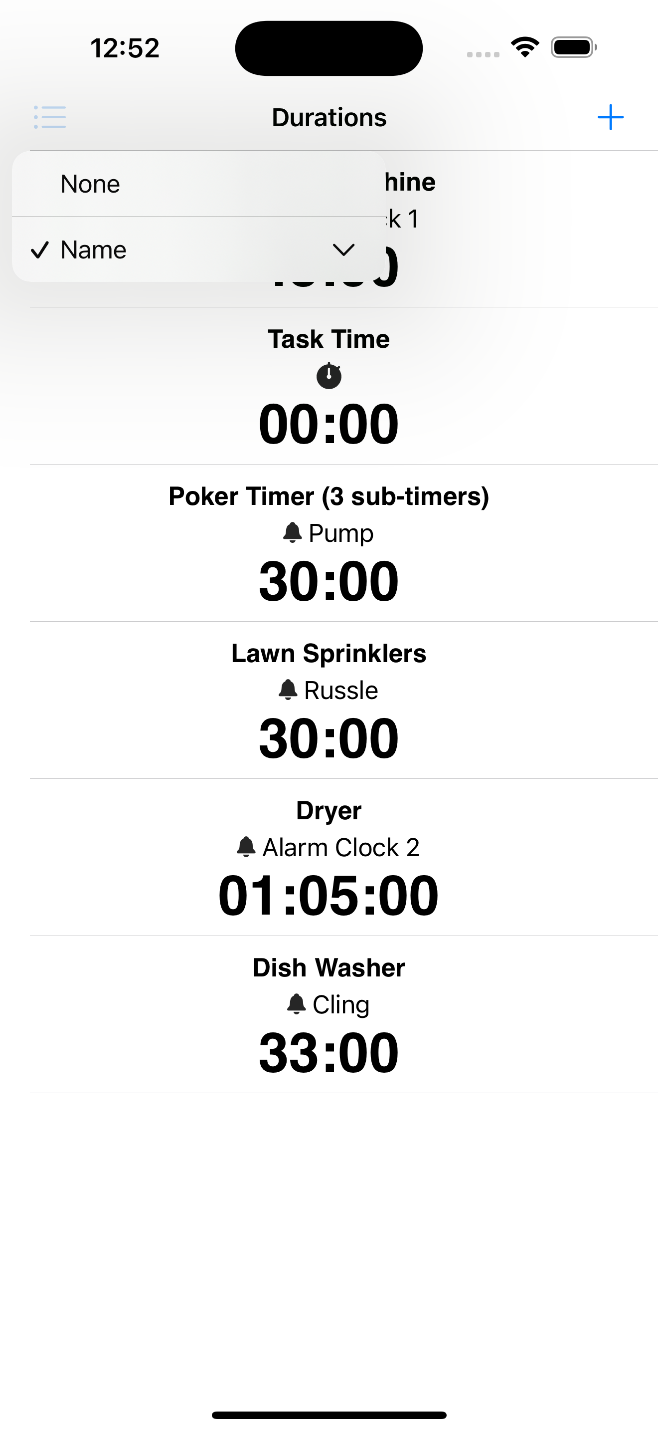 Durations screenshot 6
