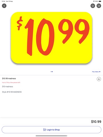 Joyce's International Boutique iPad screenshot