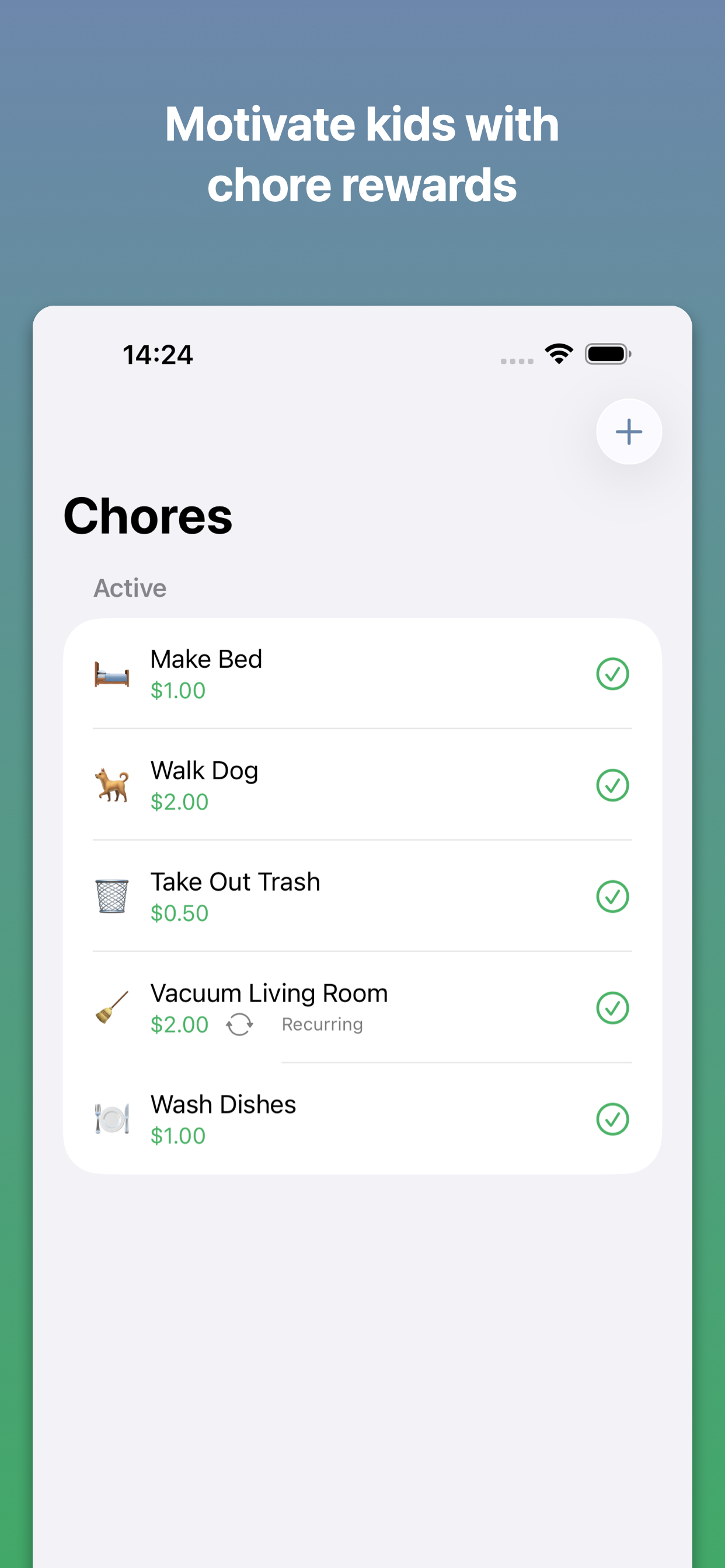 KidTab: Allowance Tracking