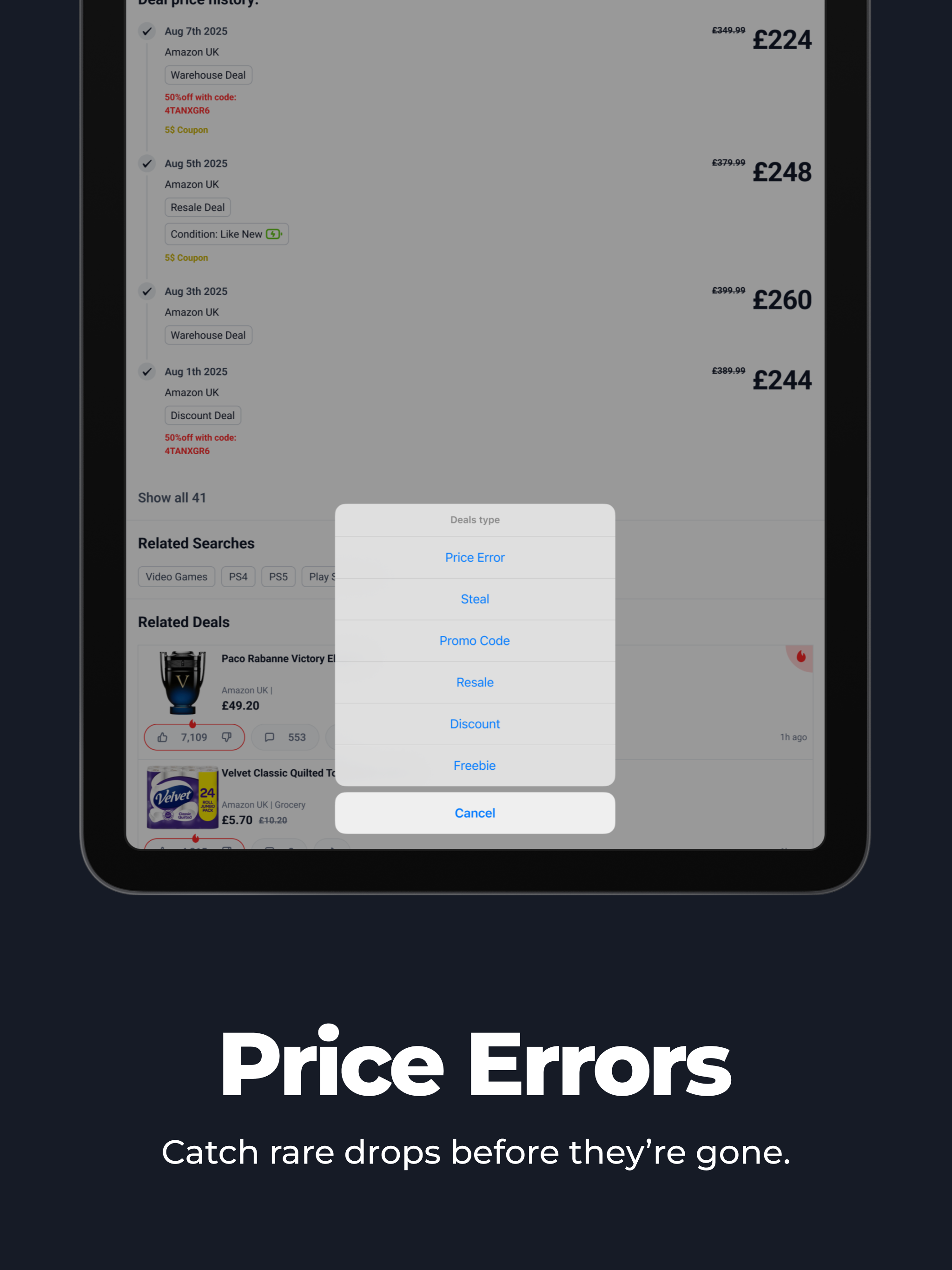 Deals Finder: Vouchers & Codes screenshot 11