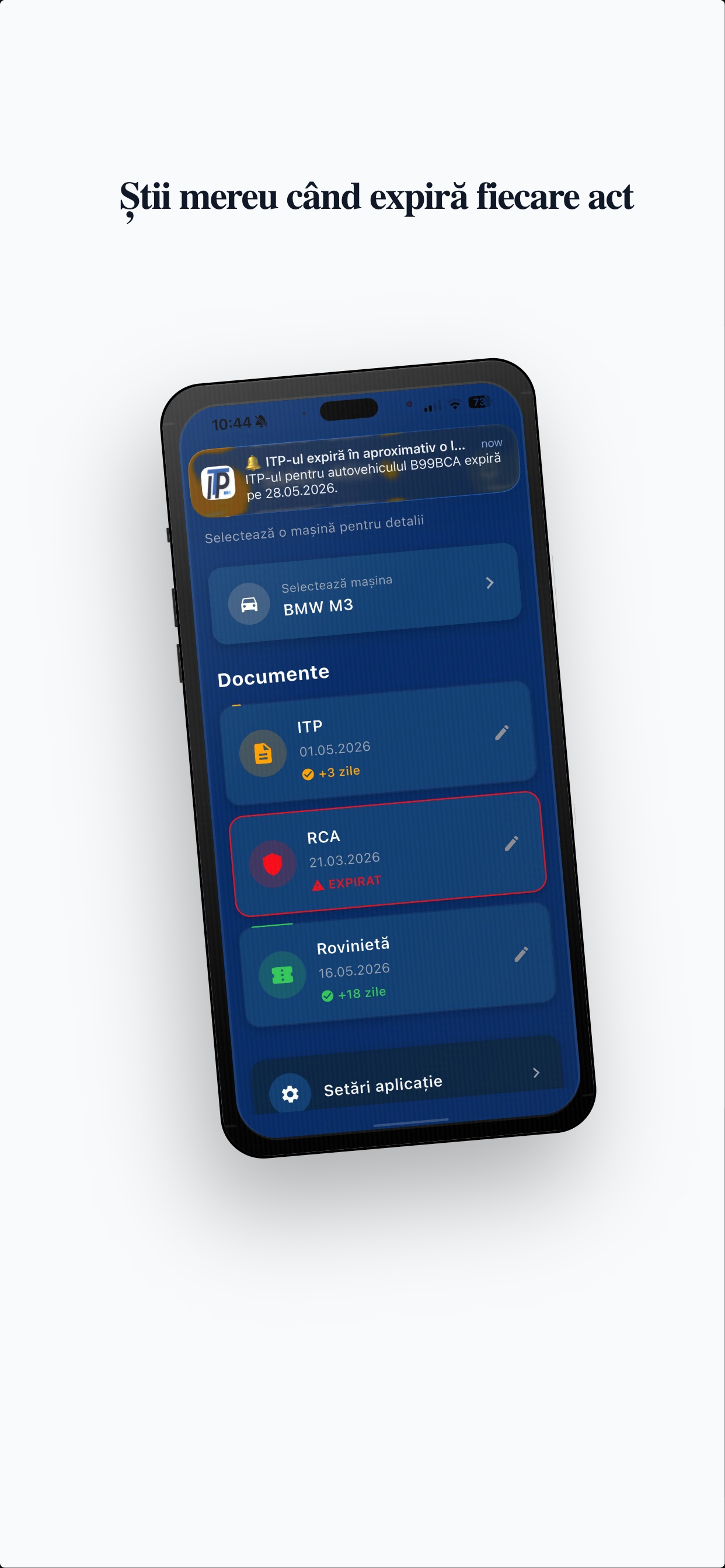NotificăriAuto - ITP, RCA, ROV