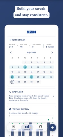 Session – Surf Log & Forecast screenshot