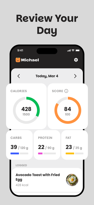 Michael: AI Calorie Tracker Screenshot 4 of 5