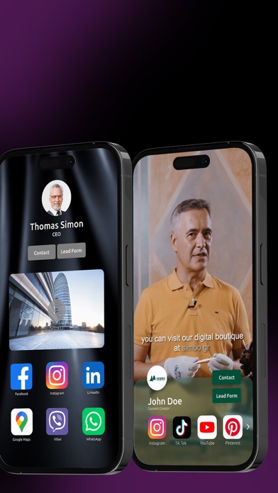 ilo - Digital Business Card Screenshot