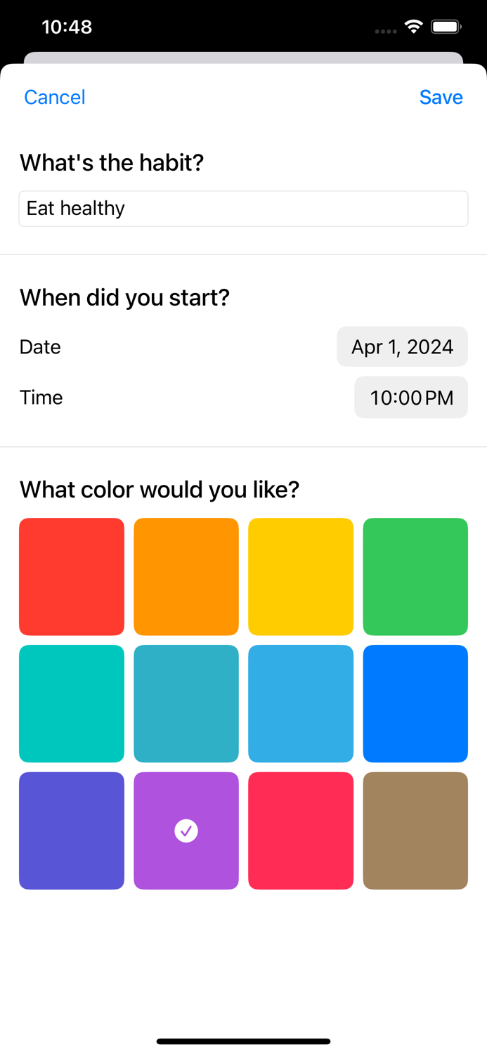 Check Track Habits Easily