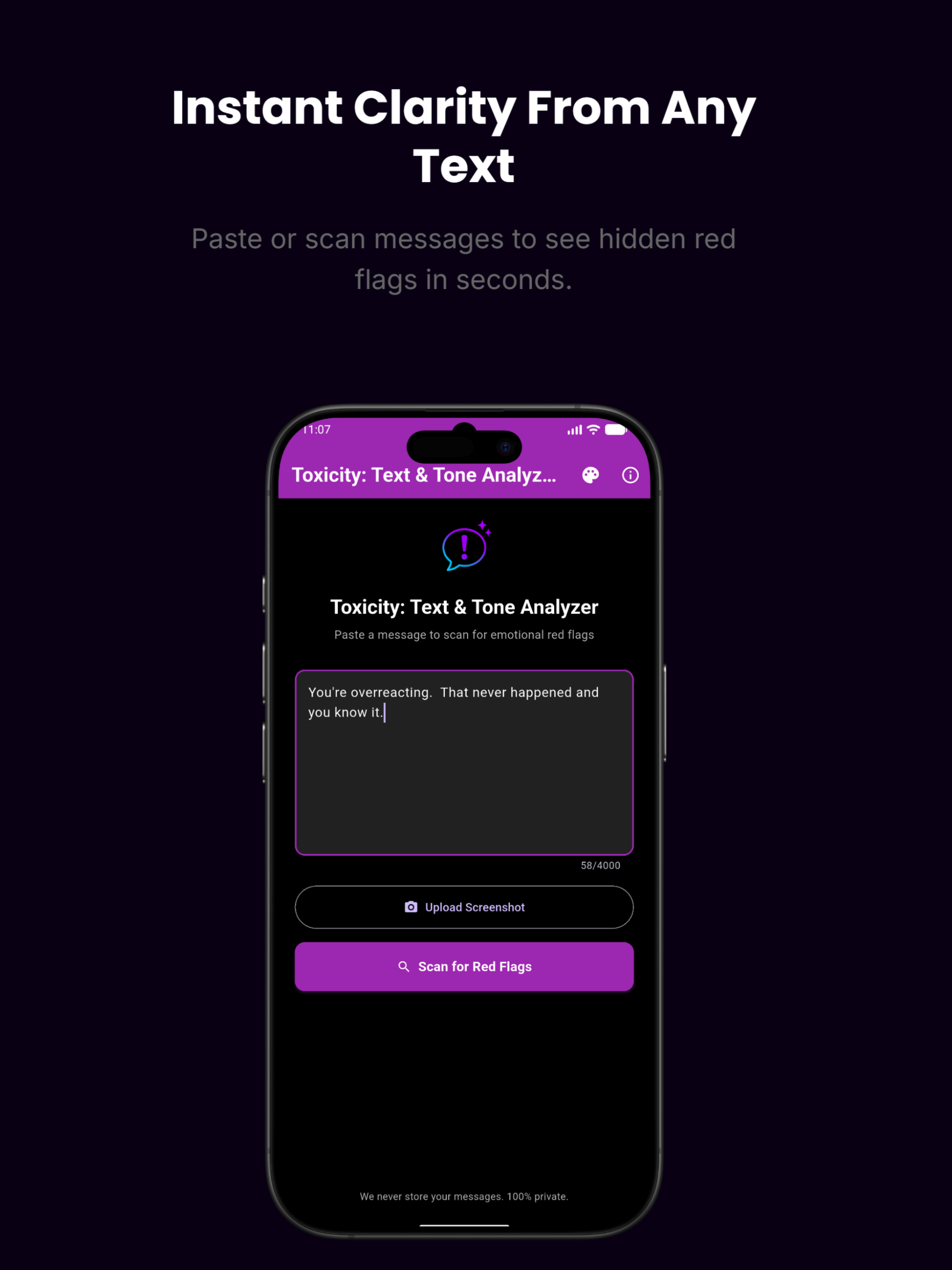 Toxicity: Text & Tone Analyzer
