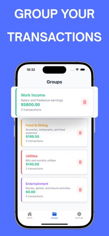 Budget - in/out money tracker screenshot
