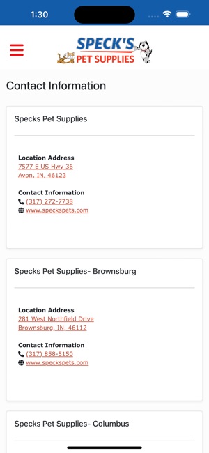 Speck's pet supplies deals