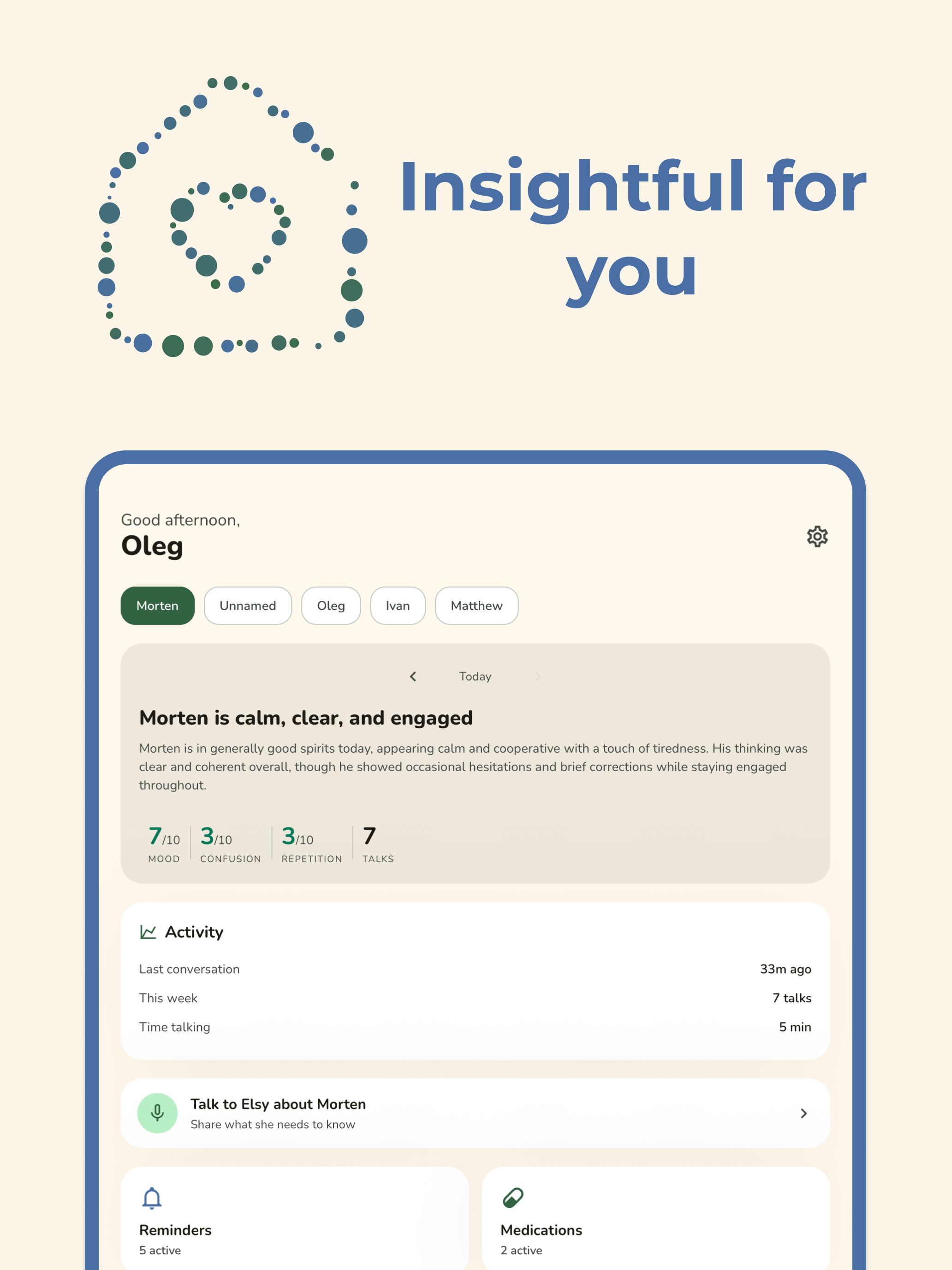 Elsy: AI for aging parents