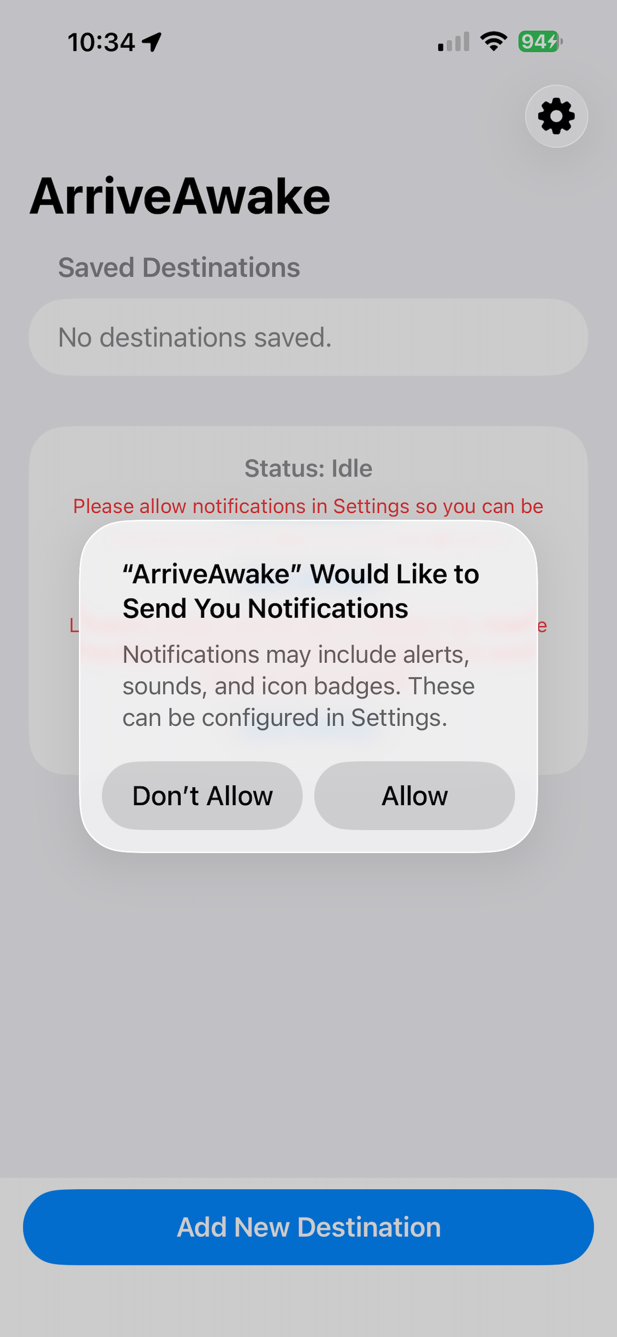 ArriveAwake