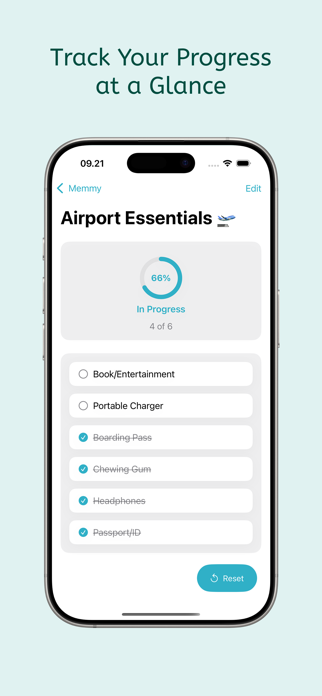 Memmy: Smart Checklists Screenshot 2 of 6
