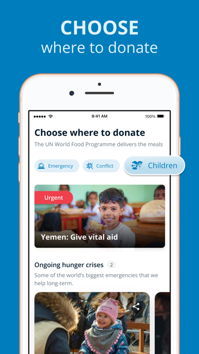 ShareTheMeal: Charity Donate Screenshot